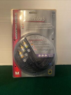 Monster Cable Video 3 Component  Video 4 Meter MV3CV-4M (C12)
